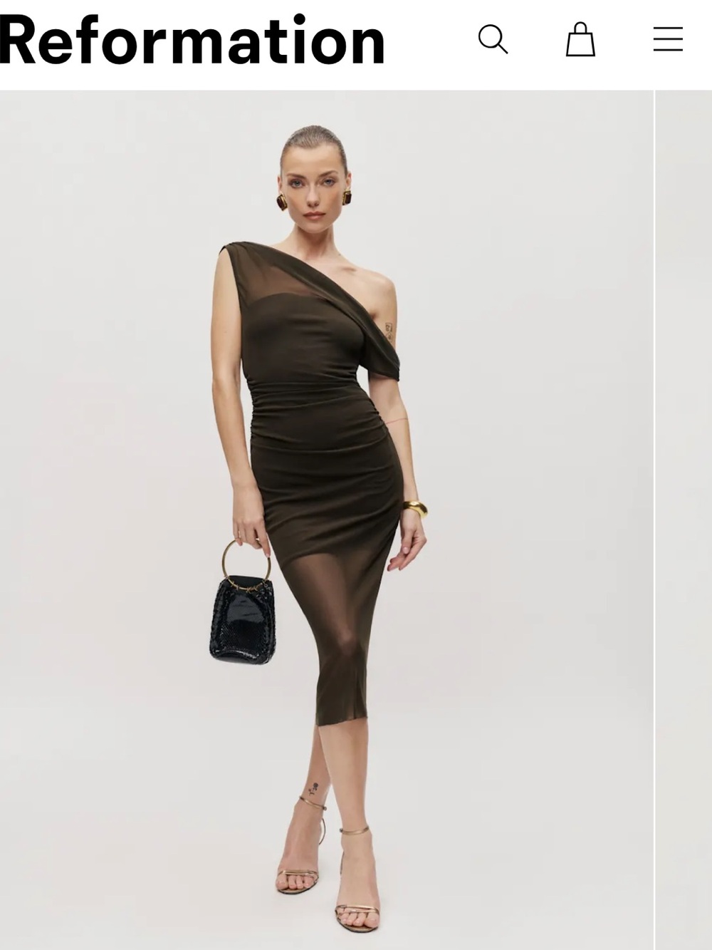 Reformation Adrielle Knit Dress